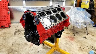 53 LS Engine Assembly  400hp Cammed Silverado Build [upl. by Gus]