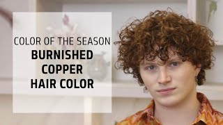 Burnished Copper Hair Color Tutorial  Goldwell Color of the Season  Goldwell Education Plus [upl. by Aicened]