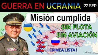 22 Sep ¡Por fin Los ucranianos aniquilan las bases de Crimea EN EL MAYOR ATAQUE DE TODA LA GUERRA [upl. by Gerdy]