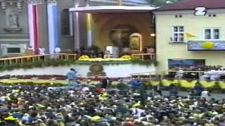 VII Pielgrzymka Papieża Jana Pawła II do Polski  Nabożeństwo Liturgii Słowa  Wadowice 1999 [upl. by Ayamahs]