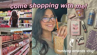 RUN ERRANDS WITH ME 🛍 shopping at target ulta amp getting coffee [upl. by Ardni]