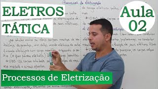 Eletrostática Processos de Eletrização  Aula 02 [upl. by Sly897]