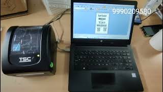 TSC DA310 300 DPI barcode printer Special for Shipping label of Flipkart Amazon  Media loading [upl. by Neehsas]