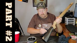 Restoring a 40 Bolt action Rifle Minwax Black stain Part 2 [upl. by Ethe]