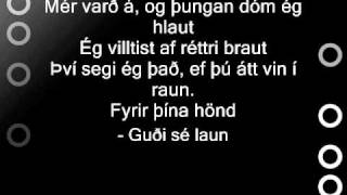 Traustur Vinur  Á móti sól LYRICS [upl. by Anelahs]