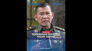 HEBOH❗ James Pakai Seragam Kopassus TNI AD di Persidangan Sipil [upl. by Nylacaj]