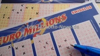 Euromillions Eurolotto Zahlen vom Dienstag 12012016 [upl. by Amaty]