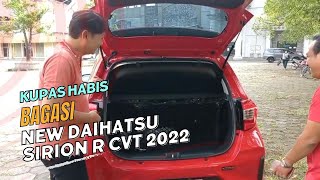 Review Detail Bagasi New Daihatsu Sirion R CVT 2022 CBU [upl. by Adnat392]