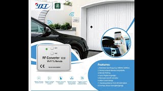 129 Demo Thiết bị RF CONVERTER SAFE MATE V30 Điều khiển cửa cuốn trên điện thoại mọi lúc mọi nơi [upl. by Llerdnam]