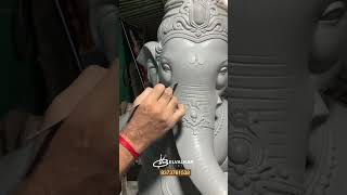 5 ft Ganesh Raja pose body religion belvalkarartstudio sculpture bappacomingsoon art [upl. by Weaver689]