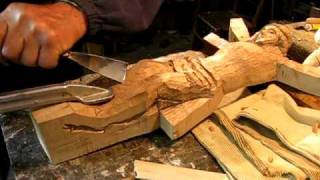 Wood carving  scultura su legnoavi [upl. by Argent]