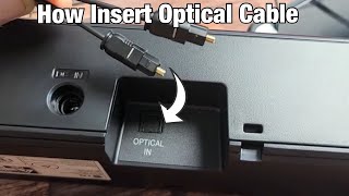 How to Put in an Optical Cable [upl. by Ramak]