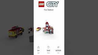 PREVIEW LEGO CITY Fire Station Set 60320 LEGO 2022 [upl. by Maurizia]