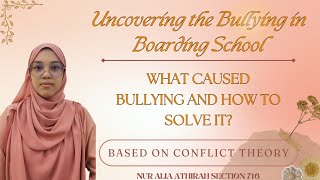 What Caused Bullying and How to Solve It Based on Conflict Theory [upl. by Amasa163]