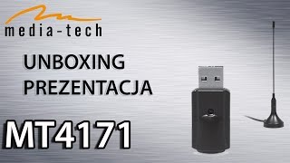 MediaTech MT4171 Unboxing i Prezentacja tunera DVBT USB [upl. by Jannelle]