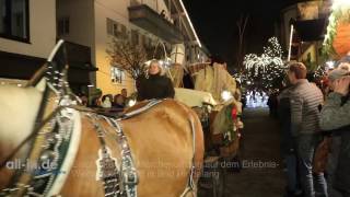 Eindrücke vom Märchenumzug auf dem ErlebnisWeihnachtsmarkt in Bad Hindelang [upl. by Akiret]