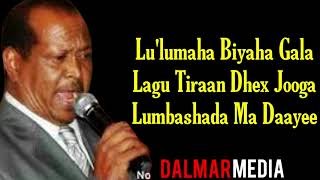 Xasan Aadan Samatar hestii Lulumaha biyaha gala with lyrics 2021 [upl. by Francklin]