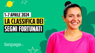 Oroscopo la classifica dei segni più fortunati della settimana dall1 al 7 aprile 2024 [upl. by Landing]