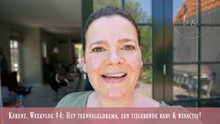 Karenz Weekvlog 4 Het teennagel drama een tijgerende baby amp winactie  Karenznl [upl. by Sall373]