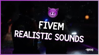 Fivem  Realistic Sounds Pack  🔉💦 KZY [upl. by Eelirak]