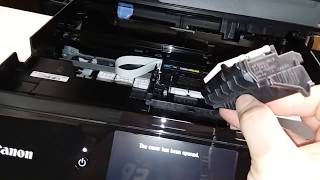 How to remove printhead in Canon Pixma TS9120 TS9150 TS8120 TS6120 TS9020 Printers [upl. by Nevet]