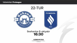 Qoqon1912  Mashal Proliga 22tur [upl. by Neliak]