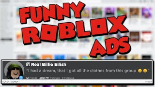 FUNNY ROBLOX ADS [upl. by Lucian642]