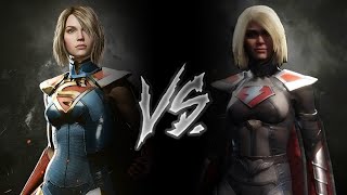 Injustice 2  Supergirl Vs Overgirl VERY HARD [upl. by Ecirtnom]