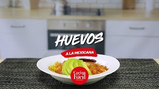 Huevos a la mexicana 🍳  Cocina Fácil [upl. by Ybrad312]