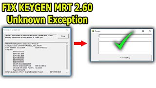 Fix Keygen Mrt 260 error Unknown Exception with Windows 10 Virtualbox [upl. by Teryn745]