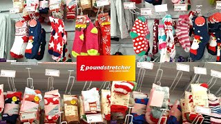 Pound Stretcher GirlsLadies Christmas Clothes Socks At Pound stretcher Store 2023 December [upl. by Amme]