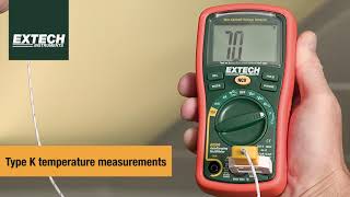 Introducing the Extech EX330 Mini MultiMeter  NonContact Voltage Detector [upl. by Beberg]