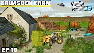 STARTING TO WRAP THINGS UP  Calmsden Farm  Farming Simulator 22  Episode 54 [upl. by Yrojram900]