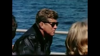 September 15 1962  Jacqueline and John F Kennedy watching the Americas Cup race [upl. by Yrrem402]