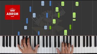 Ecossaise in E flat  ABRSM Piano Grade 3 2021 amp 2022 A1  Synthesia Piano tutorial [upl. by Jeromy886]