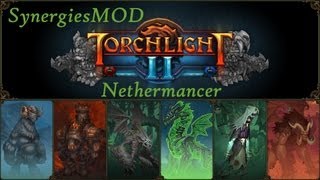 SynergiesMOD Necromancer Class All Abilities and Skills [upl. by Anaigroeg]