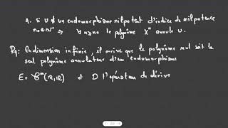 Cours polynôme dendomorphisme 0001 polynôme annulateur [upl. by Birkle]