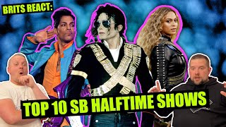 British Reactions  Best Super Bowl Halftime Shows EVER  NFL Reaction [upl. by Plossl371]