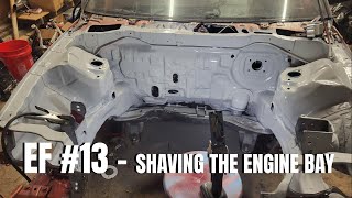 SHAVING THE ENGINE BAY  EF Hatch KSwap Pt 13 [upl. by Udell]