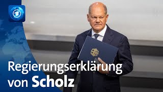 Bundeskanzler Scholz räumt Vertrauenskrise ein [upl. by Eniamraj592]