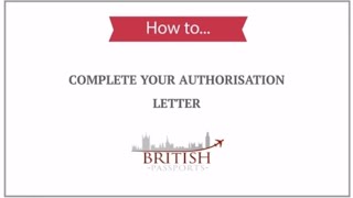 How to Complete Your Authorisation Letter for Your Passport Application [upl. by Erdman379]