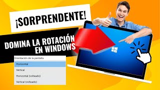 14 Windows 11 Rotar o girar pantalla [upl. by Marwin217]