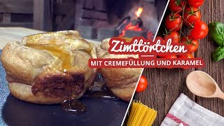 Zimttörtchen mit Cremefüllung vom Weber Kugelgrill [upl. by Neva]