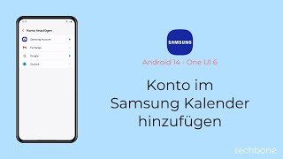 Konto im Samsung Kalender hinzufügen  Samsung Android 14  One UI 6 [upl. by Ashly]