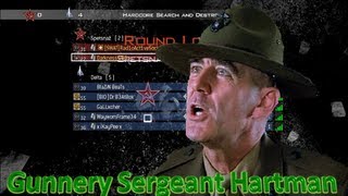 Gunnery Sergeant Hartman Plays Modern Warfare 3 MW3 [upl. by Holmen]