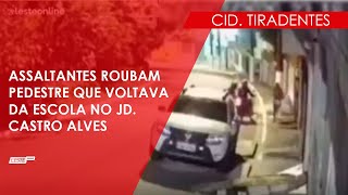 Assalto a pedestre em Cidade Tiradentes Zona Leste de SP [upl. by Tuppeny]