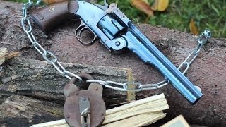 Uberti Schofield vs an old lock [upl. by Enyawud]