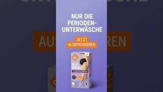 NUR DIE Periodenunterwäsche ALLES GEREGELT  aus BioBaumwolle mit bis zu 12 Stunden Auslaufschutz [upl. by Thecla]