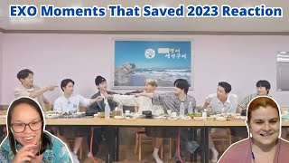 Two EXOLs first time watching EXO moments that saved 2023  An EXO Reaction [upl. by Elak]