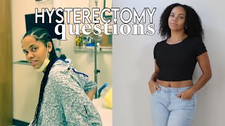 1 YEAR POST OP TOTAL HYSTERECTOMY SEX EXERCISE WEIGHT GAIN [upl. by Clyde]